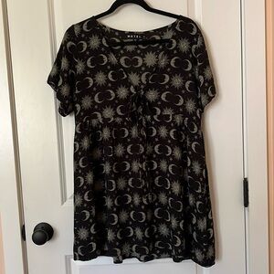 Motel Star and Moon Tie Dress